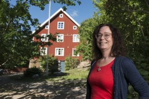 Rektor Helena Selfors på Söderköpings Waldorfskolan