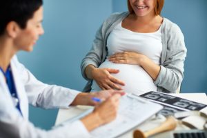 Gravid på läkarbesök