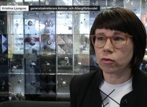 Kristina Ljungros i Rapportsändning